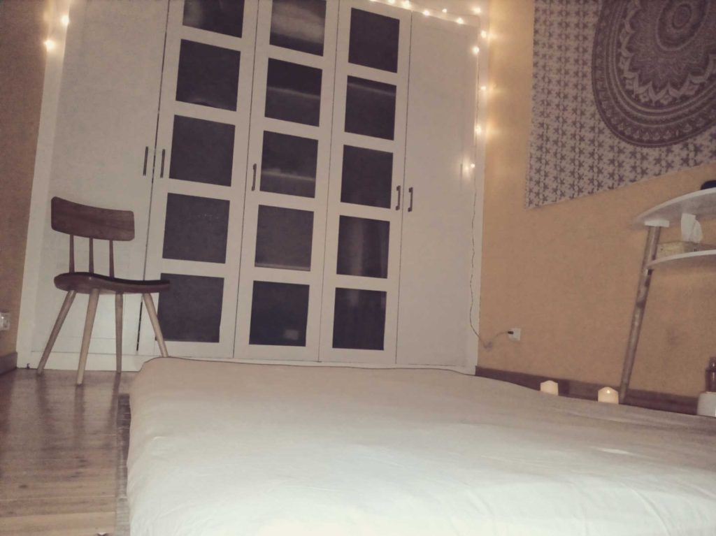 le futon pour une séance de yoga tantra massage